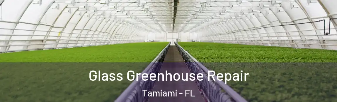 Glass Greenhouse Repair Tamiami - FL