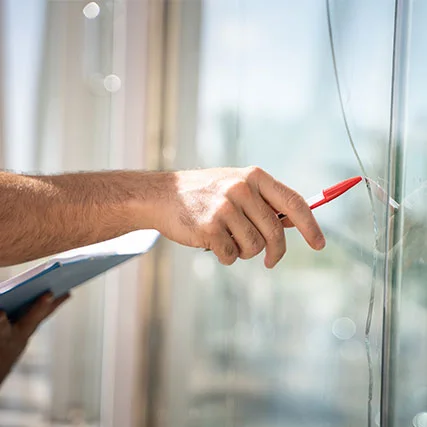 broken glass repair in Tamiami, FL