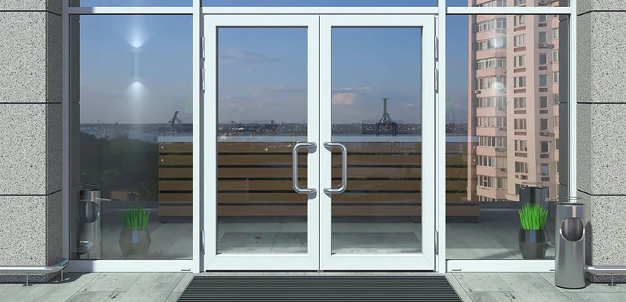 storefront glass repair in Tamiami, FL